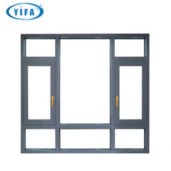 Aluminum Casement Window Parts With Arched On Top