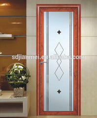Aluminum Door Waterproof Bathroom Door With Glass on China WDMA