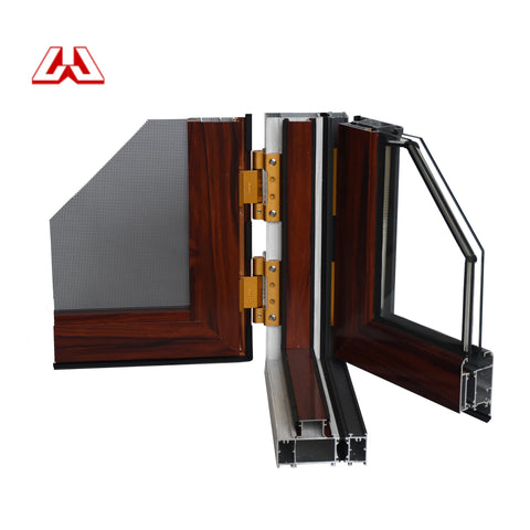 Aluminum Energy Efficient Office Safe Aluminium Frame Sliding Glass Window With Blinds Inside on China WDMA