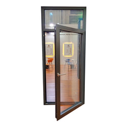 Aluminum Frame Casement Glass Door For Home and Office on China WDMA