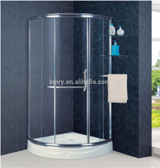 Aluminum Frame Sliding Corner Shower Door With Glass Shelves (KT6021AL) on China WDMA on China WDMA