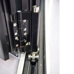 Aluminum Frame Tempered Glass Door Bifold Folding Door on China WDMA