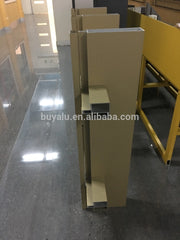 Aluminum Section Profile Curtain Wall detail Clearly Width used for the building enterprised outside inside outward on China WDMA