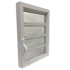Aluminum Security Shutter Insulated Glass Louvre Windows Blinds on China WDMA