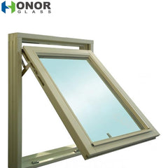Aluminum Thermal Break Profile Cost-Effective Awning Windows With Double Glazed Made In China on China WDMA