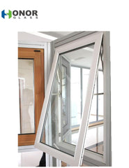 Aluminum Thermal Break Profile Cost-Effective Awning Windows With Double Glazed Made In China on China WDMA