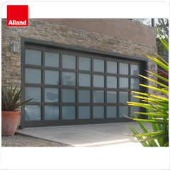 Aluminum alloy material frosted glass garage door and sectional garage door on China WDMA