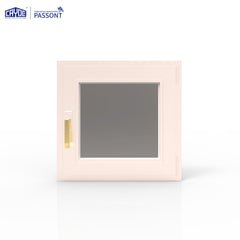 Aluminum casement window for bathroom aluminum window frame with frosted glass on China WDMA