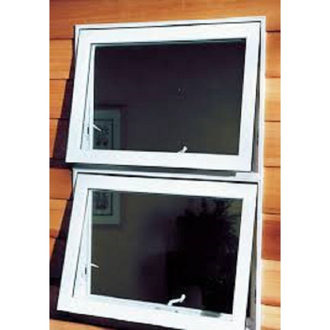 Aluminum chain winder awning window with aluminum reveal installation on China WDMA