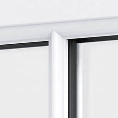Aluminum custom victorian vertical sliding double glazed sash windows on China WDMA