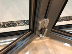 Aluminum door for big view with retractable screen bifoliding window doors on China WDMA