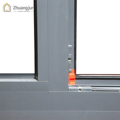 Aluminum frame casement swing window double glaze on China WDMA