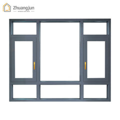 Aluminum frame double glazed tempered glass windows on China WDMA