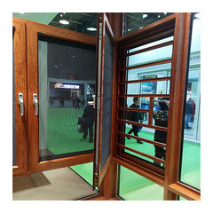 Aluminum frame fixed solid bullet proof laminated safety glass window on China WDMA