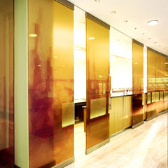 Aluminum frameless sliding glass doors movable glass partition folding glazed wall on China WDMA