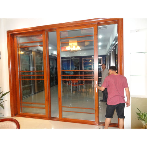 Aluminum lift and sliding door with double glazing on China WDMA