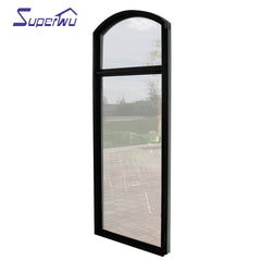 Aluminum skylight glass window frame factory with two color and arch design on China WDMA