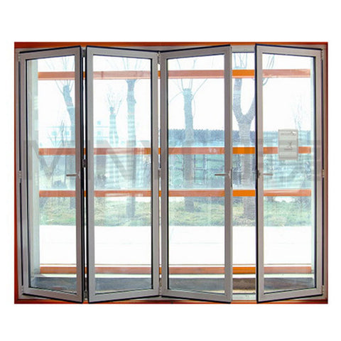 Aluminum slider folding doors/aluminium ykk folding door/japanese folding doors on China WDMA