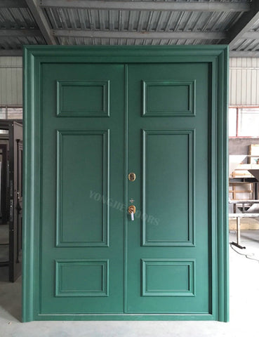 Aluminum upvc plywood doors with windows on China WDMA