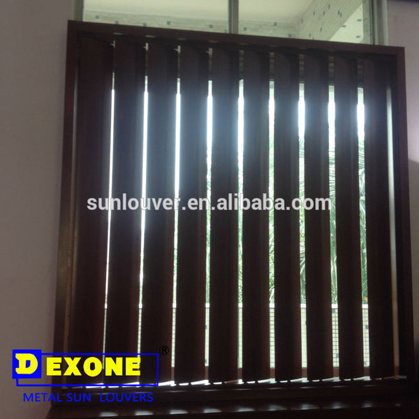 Aluminum vertical awning louver and blinds as window and door shutter on China WDMA