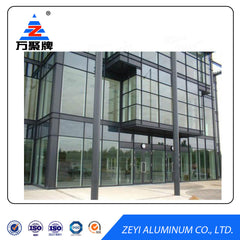 Aluminum window frame 6063 extrusion for glass on China WDMA