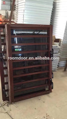 Aluminum wood jalousie windows with an-ti mosquito net/insect on China WDMA