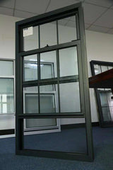 American Sliding Sash Glass Window Aluminum Up And Down Vertical Sliding Window zhouyang window and door on China WDMA