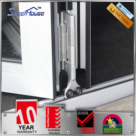 American Standard Testing folding door design accordion glass folding doors on China WDMA