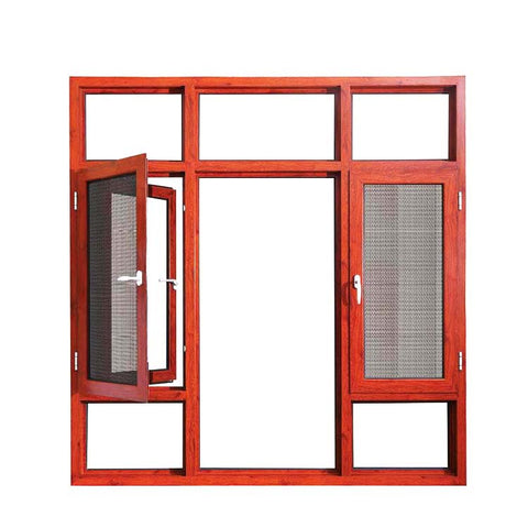 American standard high quality double laminated glazing hurricane impact aluminium frames windows on China WDMA
