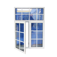 American style Crank casement window with grid design supplier on China WDMA
