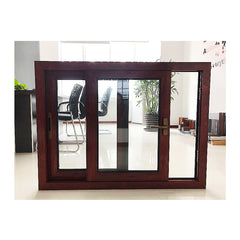 American style large size fixed office window design aluminium fix glass panel on China WDMA