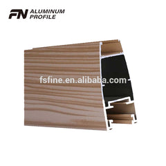 Anodized wood grain Aluminum Profiles , Sliding Door and Window Frames on China WDMA
