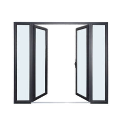 As2047 standard soundproof aluminum patio balcony double glaze french glass door/casement door for balcony on China WDMA