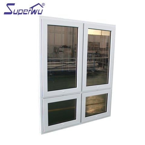 Au & Nz upvc tempered glass double glazed casement windows on China WDMA
