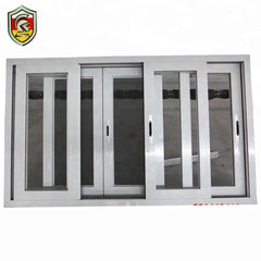 Australia house style burglar proof double glazed aluminum and glass windows on China WDMA