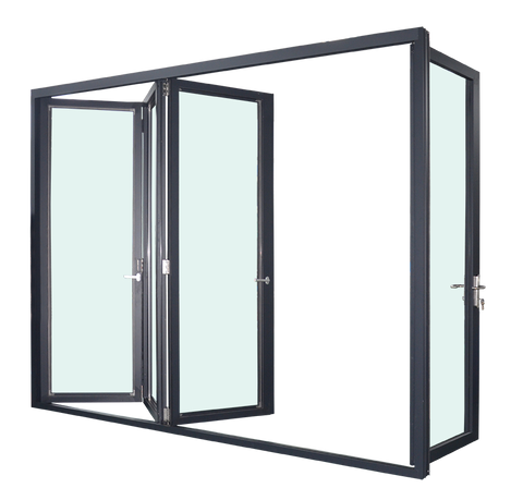 Australia standard aluminium bifold door design high quality double glaze lowe bifold door on China WDMA on China WDMA