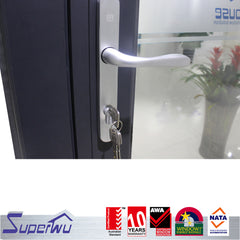 Australia standard aluminium bifold door design top quality double glaze lowe bifolding door on China WDMA