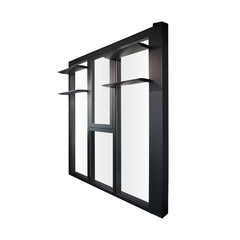 Australia standard as2047 double glass aluminum frame curved fixed window with high quality on China WDMA