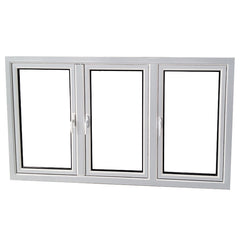 Australia standard double glazing Hinged window low price aluminium casement windows with mosquito net on China WDMA