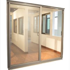 Australia standard slim frame aluminum glass sliding patio door design on China WDMA