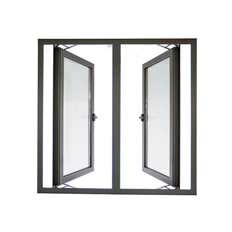 Australian & NZ standards aluminum casement windows customized size with screen for residentiail house commercial on China WDMA