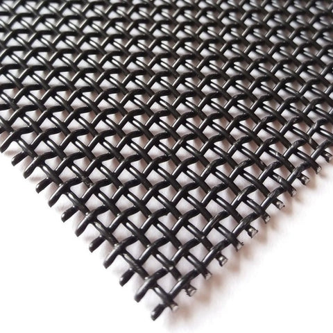 Australian Standard Black Powder coated 316 Marine Stainless Steel security screen wire mesh for security door on China WDMA