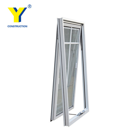 Australian Standard as2047& as1288 for Double Glazed Windows Crank Window with built-in Blinds _Adjustable blinds inside