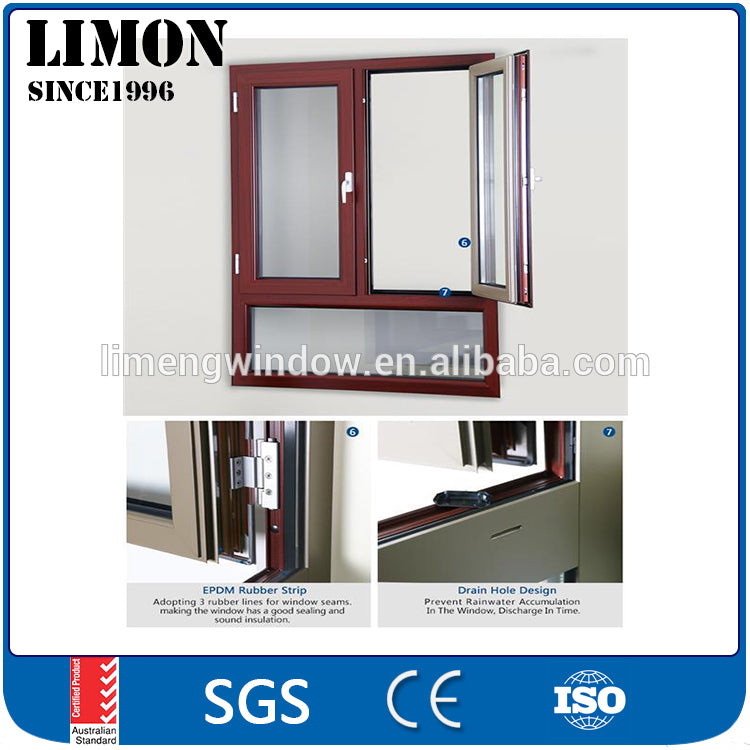 Australian Standard with fin on side Aluminum casement window – CHINA WDMA