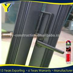 Australian standard Aluminium door and window and bifold door glass folding door on China WDMA