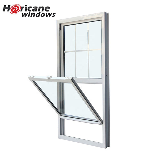 Australian standard aluminium frame single hung sliding glass windows for sale on China WDMA