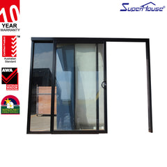 Australian standards AS2047 AS2208 AS1288 double glass aluminum hanging sliding door on China WDMA