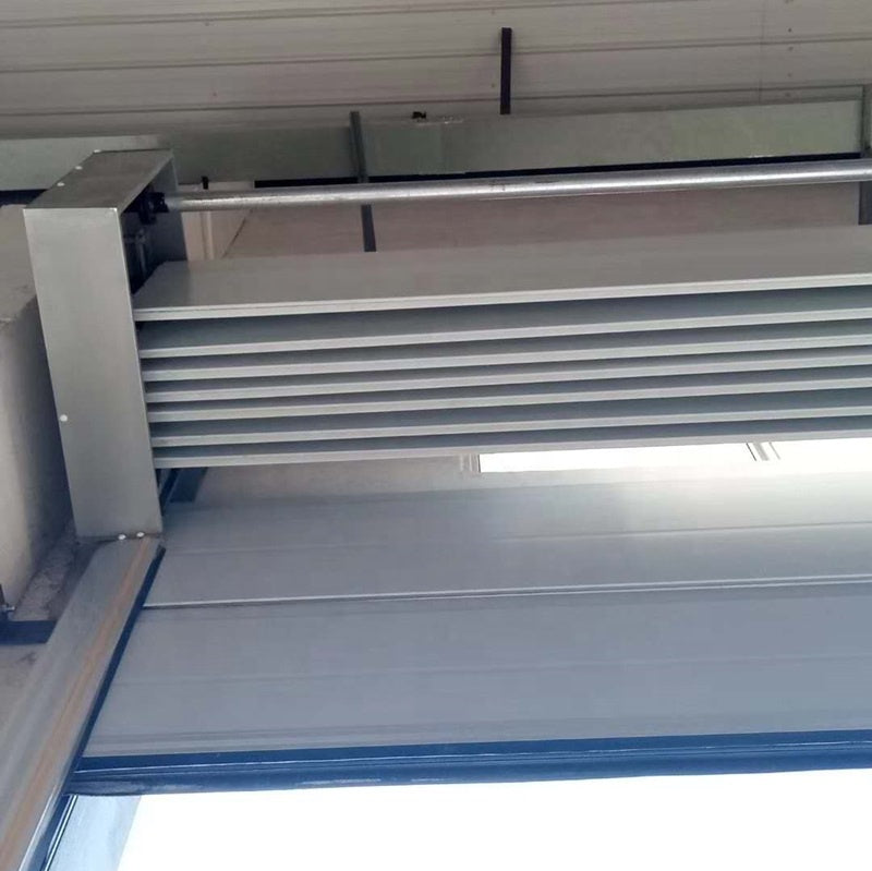 Automatic Steel Folding up shutter Industrial Stacking door on China W ...