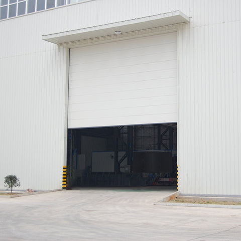 Automatic steel vertical roller shutter door industrial sliding door on China WDMA
