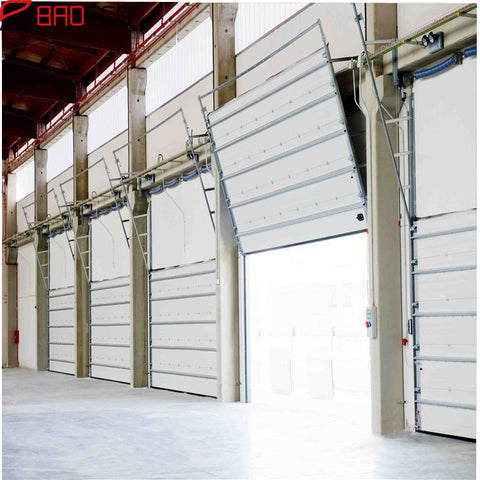 BRD sectional upward sliding lifting industrial door costs on China WDMA